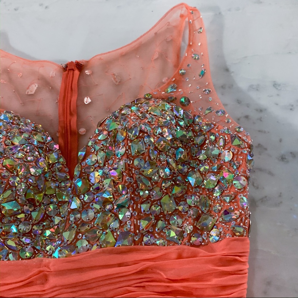 Rhinestone Pageant Prom Dress - Picture 2 of 8